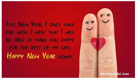 New Year Wishes To My Love Quotes