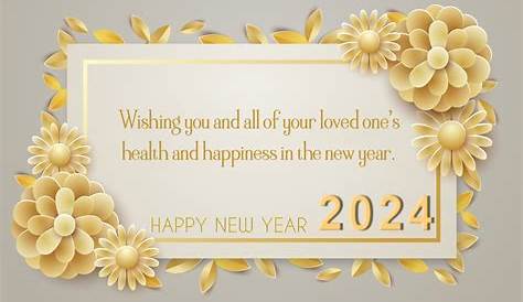 New Year Wishes With Flowers Images