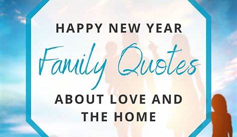 "Happy New Year" Family Quotes to Think on This Year