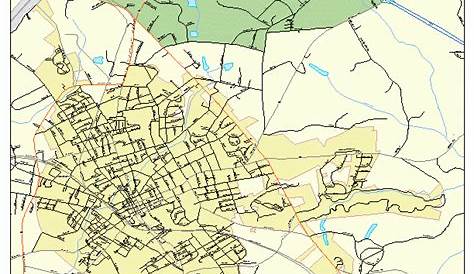 Satellite Map of Newberry County