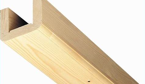 Nez De Cloison Bois 80 Mm Pin Abouté 2600x64x24 Supbois NEZ2768