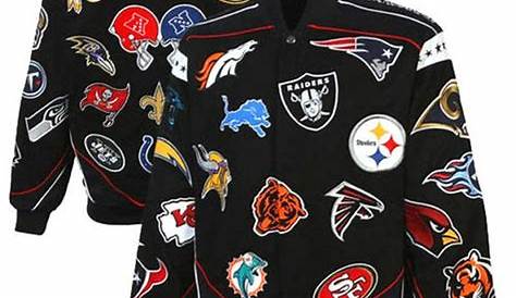 NFL Collage(All)Team Logo Jacket By NFL (L) for Sale in St. Louis, MO