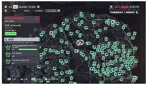 Need for Speed Unbound collectibles map: Find every collectible in