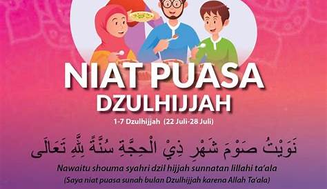 Niat Puasa 8 Dzulhijjah dan Niat Puasa Sunnah Tarwiyah