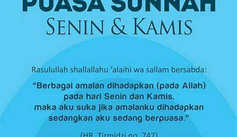 Lafaz Niat Puasa Sunat Isnin Dan Khamis - axsteen