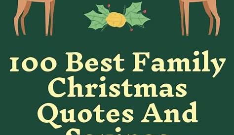 Nice Christmas Quotes For Family