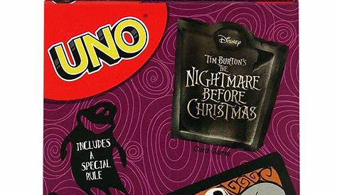 Nightmare Before Christmas UNO Game Entertainment Earth