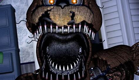 Nightmare freddy jumpscare gif (SFM) | Five Nights At Freddy's Amino