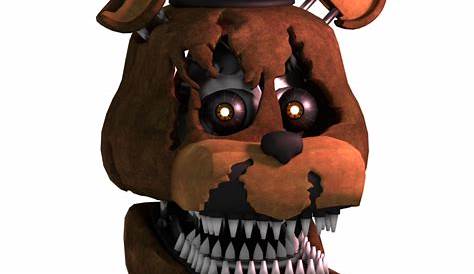 Nightmare freddy's head (WIP) Without texture by Apprenticehood on
