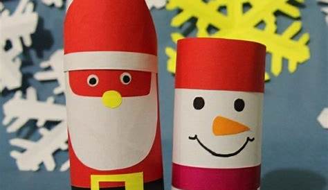 Basteln mit Klorollen zu Weihnachten - 20 einfache Bastelideen für Kinder