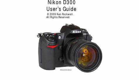 Nikon d300 eng manual (noprint)