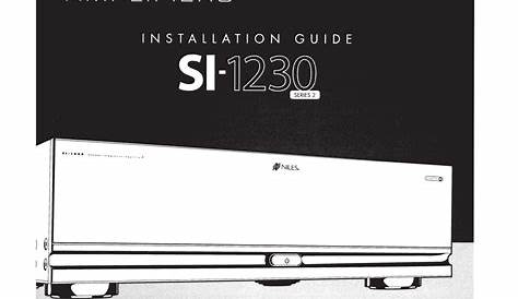 Niles Si-1230 User Manual