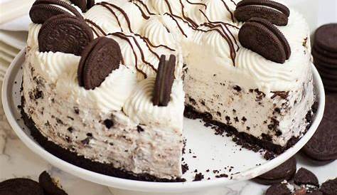 No Bake Golden Birthday Cake Oreo Cheesecake - Life Love and Sugar