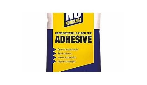 Mapei Fast Set Wall Floor Tile Adhesive 20kg Grey Carpet Vidalondon