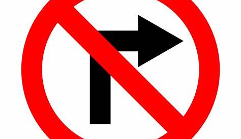 No Right Turn road sign (R210) | Safety Sign Online