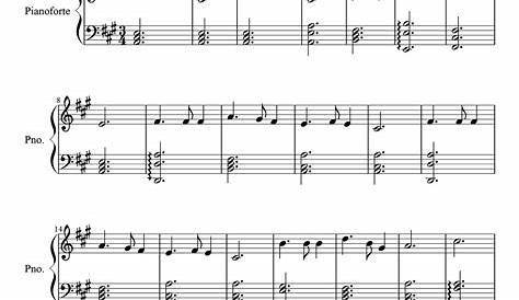 Noche de Paz Sheet music for Piano | Download free in PDF or MIDI