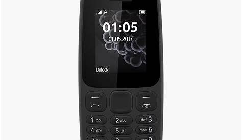 Nokia 105 Mobile Phone, 1.8”, 4G, SIM Free, Black at John Lewis & Partners