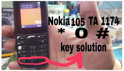 Unlock Security Code Nokia 105 TA-1174 Without Box Free - YouTube