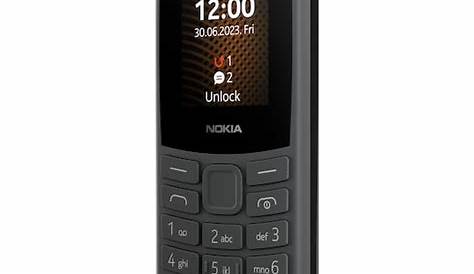 Nokia 105 4G Black 48MB 128MB RAM Gsm Unlocked Phone DISPLAY 1.8 inches