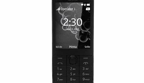 Nokia 230 Dual Sim Czarna Czarny | TELEFONY \ Obsługa klawiatura