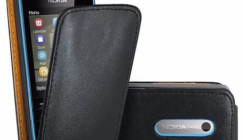 Nokia 301 Black Leather Case | Huawei cases and covers