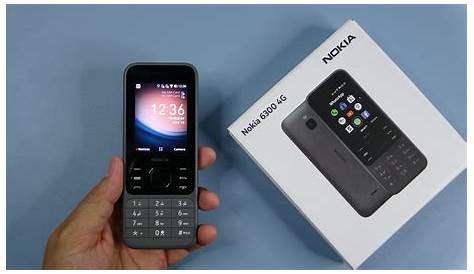 Nokia 6300 4G Charcoal 2.4" 4GB 4G Unlocked & SIM Free - Laptops Direct