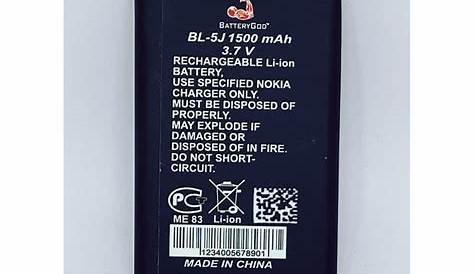 Buy Nokia Lumia 520 Battery 1430 mAh BL-5J Online @ ₹345 from ShopClues