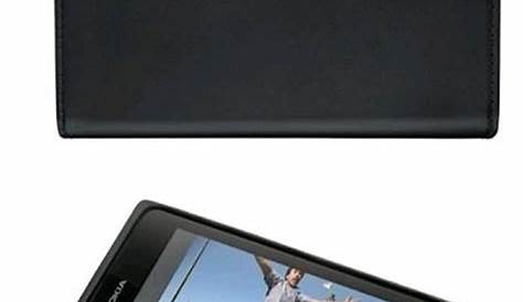 Leather Wallet Case for Nokia Lumia 920 (Black)