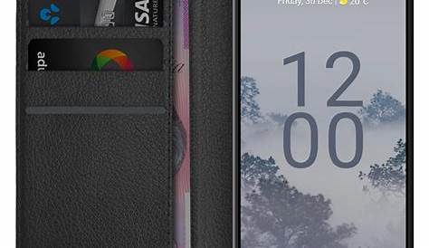 Nokia X10/X20 Wallet Case with Magnetic Closure - Black