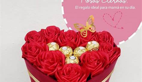 Rosas eternas en caja ovalada amor gold | Yaakun Flores