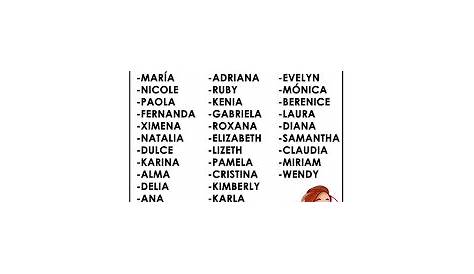 Pin en Nombres Para niñas con significado