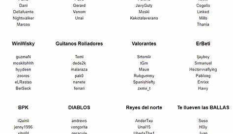 【100 Nombres de CHICAS para VALORANT】 ️ Originales!