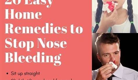 How to Stop Nose Bleed? (Home Remedies)