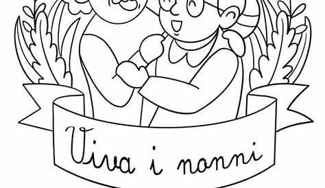 Disegni da colorare per la Festa dei Nonni – Mamma e Bambini