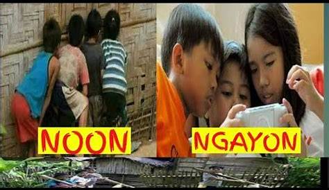 Kabataan Noon At Ngayon Tula