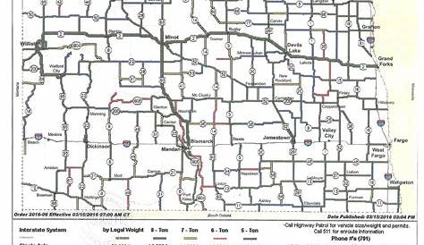 North Dakota Department Of Transportation Road Conditions Map