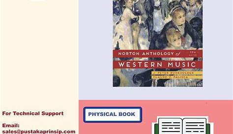 Norton Anthology Of Western Music Volume 1 8Th Edition Pdf
