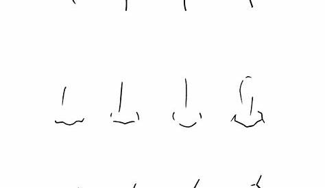 Anime Nose Drawing Step By Step