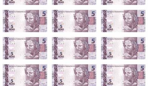 Cédula de R$ 5 Reais | Bank notes, Banknotes design, Currency design