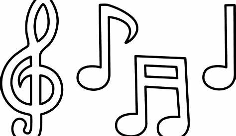 notas musicales dibujos para imprimir - Buscar con Google Musical Notes