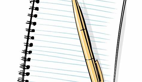 Note clipart pen and paper, Note pen and paper Transparent FREE for