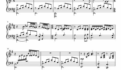 Metallica Nothing Else Matters sheet music for Piano download free in