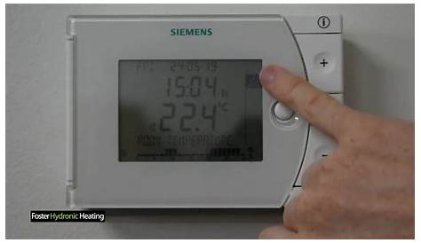 Notice Thermostat Siemens Rev 24 REV Regulácie.sk