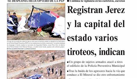 La Jornada Zacatecas, Viernes 26 de Febrero del 2016 by La Jornada