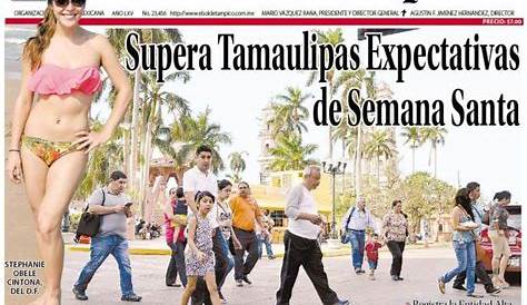 Newspaper El Sol de Tampico (Mexico). Newspapers in Mexico. Sunday's