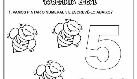 30 Atividades com o Número 5 para Imprimir - Educação Infantil e