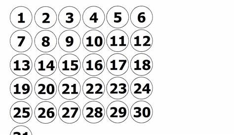 Numeri da 0 a 20 - Abbinamenti