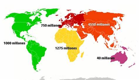 Geografía.: ¿ Como es la población en el mundo?