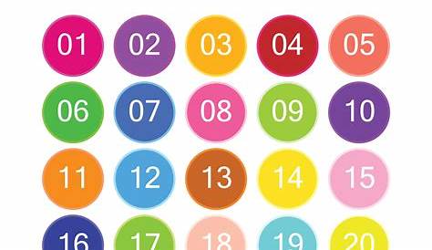 Colorful numbers, plasticine in different colours, 3d illustrat Stock