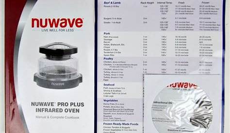 NuWave Pro Plus Infrared Oven Manual & Cookbook